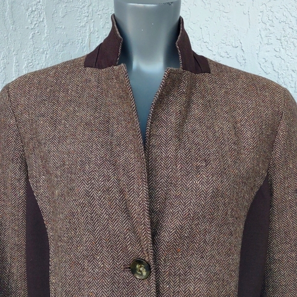 Coldwater Creek Ladies Vintage Wool Blend Lux Blazer Coat.